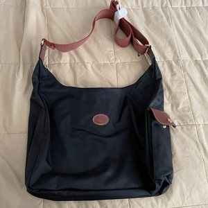 Longchamp Discontinued Nylon Hobo Shoulder Bag